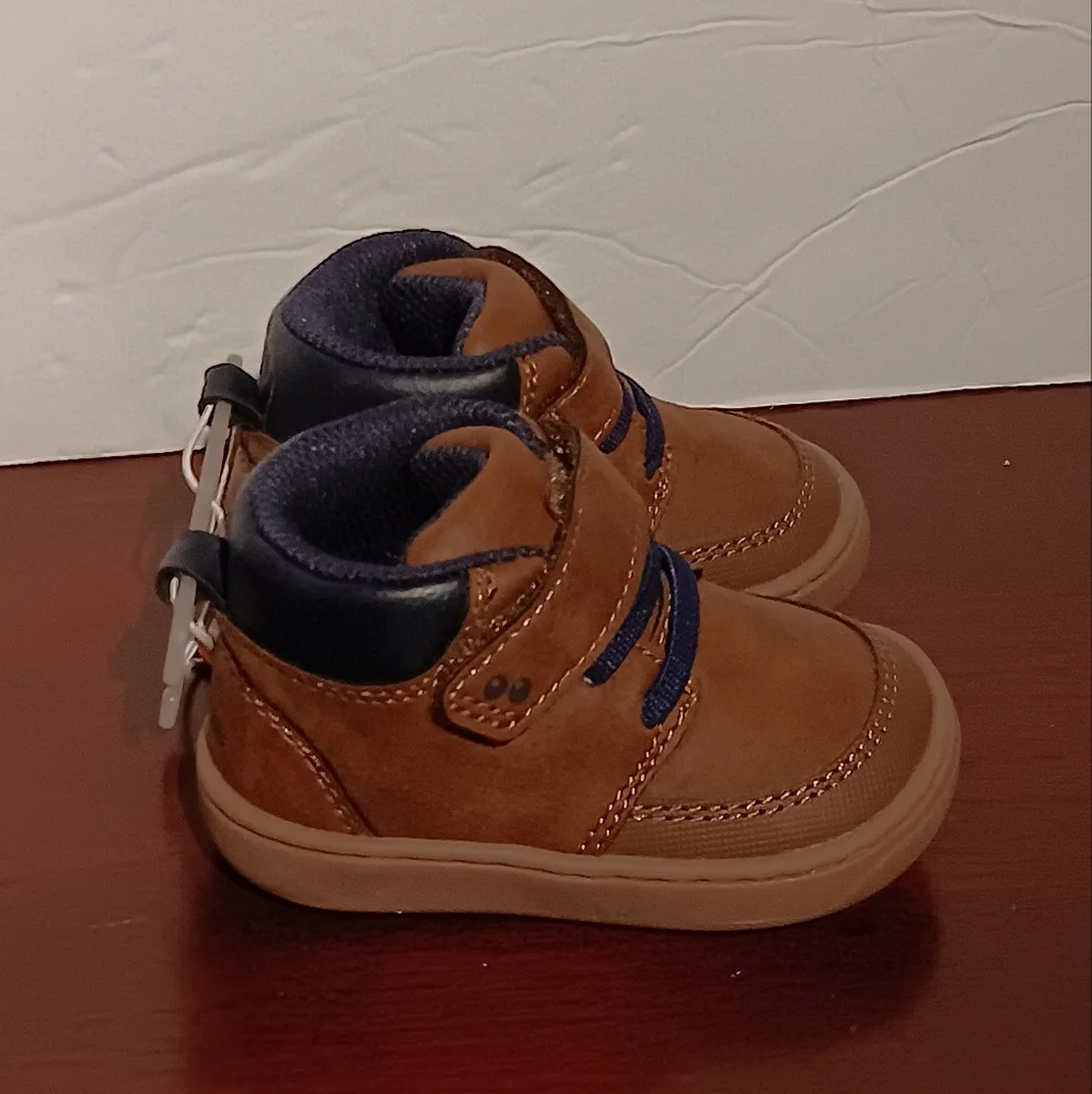 Surprize By Stride Rite Brown Sneaker Boots Size 3 (Walker) NWT